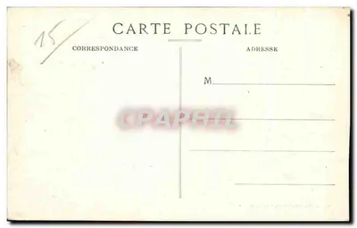 Aurillac - A Prefeitura — Hotel de Ville — editor Germain Malroux — Verso