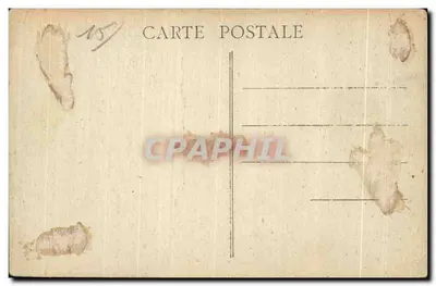 Stara pocztówka Cantal Aurillac Kościół Monasterium św. Jerzego — Rewers
