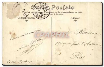 Auxerre — L'Horloge — Toular, Éditeur — Achterkant