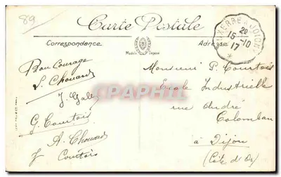 Auxerre — A Grande Avenida do Arvore Seco — LL. — n°108 — Verso