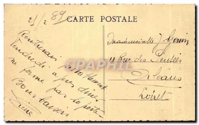 ANCY-LE-FRANC — El Castillo y el Estanque — Exposición Colonial de París 1931 — Reverso