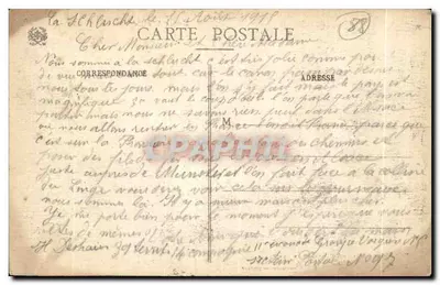 Widok części klasztoru Ste-Odile — Ad. Weick, Saint-Dié, nr 11351 — Rewers