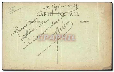 Mirecourt — Statua di Giovanna d'Arco — Koel, editore, a Mirecourt — Verso