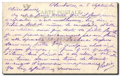 Les Vosges pittoresques — La Marcaicie du Hohneck — Photo Houmayer et Ehré, Epinal, n°107 — Rewers