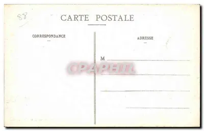 Gerbéviller — destructions après bombardement allemand — R. Baudin, lith. Luneville — Rewers