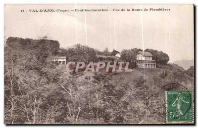 Val-d'Ajol (Vosges) — Peuillée-Dorothée — Widok z Drogi do Plombières