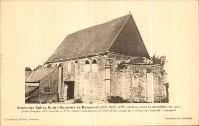 Igreja Antiga de São Salvador de Bonneval — séculos XII, XIII e XVI — Gourmond, editor, Bonneval