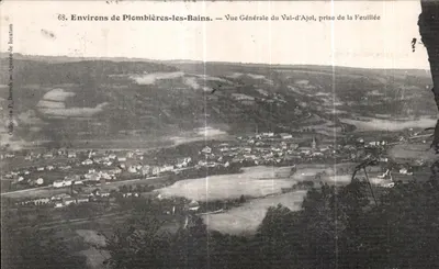 Arredores de Plombières-les-Bains — Vista Geral do Val-d'Ajol, tirada da Feuillée — Agência P. Durech