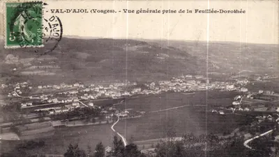 Val-d'Ajol (Vosges) — Vue générale prise de la Feuillée-Dorothée — Phototypie artistique de l'Est &. Larcher, Stanislas (Tandis)