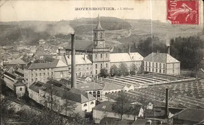 Bilhete postal antigo Moyenmoutier L Abbaye