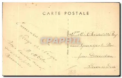 Le Thillot (Vosges) — A Virgem das Neves — Foto Guité — Verso