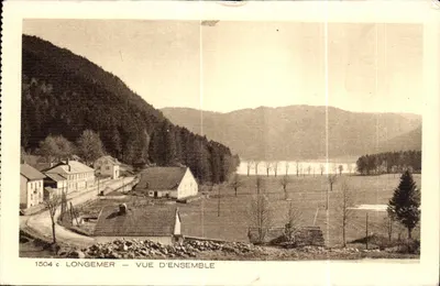 Longemer — Vista geral — editor Braun & Cie, Mulhouse-Dorrach