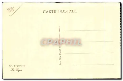 Longemer — Vista geral — editor Braun & Cie, Mulhouse-Dorrach — Verso