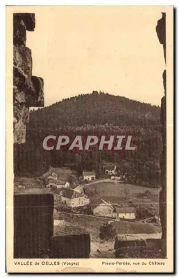 Vale de Celles (Vosges) — Pierre-Percée, vista do Castelo