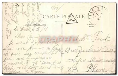 La Bresse (Vosgi) — Ogólny widok — C. H. Photo. — Rewers