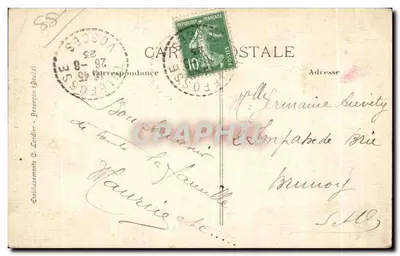 Thiéfosse (Vosges) — As Rochas de Crosery — C.L.S. — Verso
