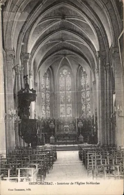 Neufchâteau - Interior da Igreja de São Nicolau — Mme Damance, editora