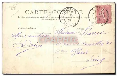 Vosges — VITTEL, het Grand-Hôtel — MT LÉE — Achterkant