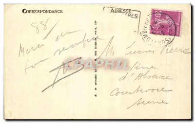 Flombières-les-Bains — Los Baños Romanos y la calle Stanislas — Editor ND — Reverso