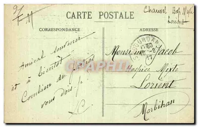 Origem do Castelo de Dourdan — Livraria A. Bountrous, Dourdan (S.-et-O.) — Verso