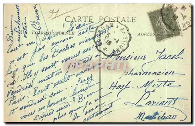 Dourdan (S.-et-O.) — Twierdza i Kościół wokół 1820 — Wyd. G. Sevin, w Dourdan (S.-et-O.) — Rewers
