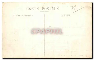 Dourdan (S.-et-O.) - A Igreja e o Castelo — Livraria A. Boutroue — Verso