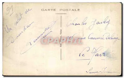 Arredores de Dourdan — Lago do Castelo de Angevilliers — Editor: Ed. Pierre, Tabac — Verso