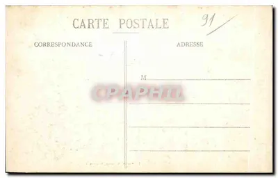 Dourdan (S.-et-O.) — Wewnętrzna wieża Zamku — Książnica A. Bontrouge, Dourdan (S.-et-O.) — Rewers