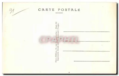 Courances (S.-et-O.) — O Castelo - As Cachoeiras — Craphil 6894 — Verso