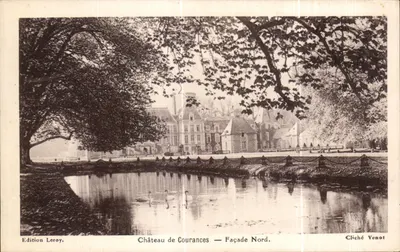 Castelo de Courances — Fachada Norte — Edição Leroy, Cliché Venot