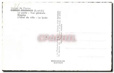 Corbeil — Vista geral — Editor RAYMON — Verso