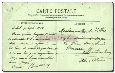 Corbeil — O Palácio de Justiça — LL. — Verso