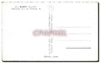 Bligny (S.-et-O.) — panorama z Fontenay A. — Wyd. d'Art AP, 11 rue Colbert, Bligny — Rewers