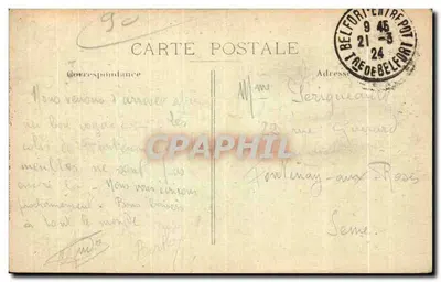Belfort — Widok na Savoureuse — C.L.B — Rewers