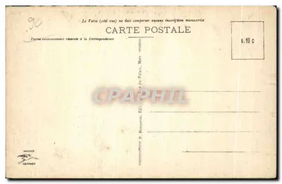 Belfort - La Prefectura — editor P. Ronneville, Metz, n°18 — Reverso