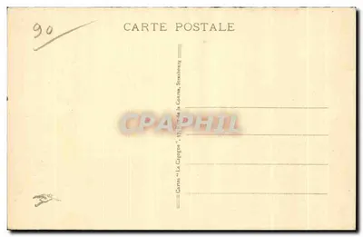 Belfort - De Place de la République en het Monument der Drie Onderwerpingen — In de verte, het Kasteel en de Leeuw — Achterkant