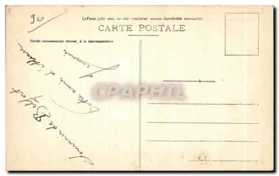 Belfort — Vista de la Tour de la Miotte — Edición especial de Galeries Modernes, n° 86 — Reverso