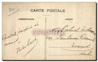 Belfort — Ansicht der Kirche Saint-Christophe — Sonderausgabe der Galeries Modernes, Nr. 63 — Rückseite
