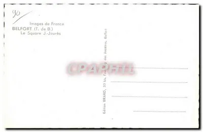 Belfort — Plac Jaurès — Wydawnictwo Brard — Rewers