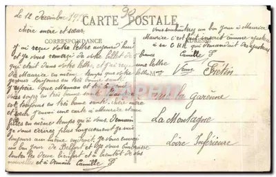 Belfort - L'Avenue de la Gare — vue d'ensemble avec hôtel et piétons, éditeur Édition B. Mayer, 40, r. de France, Belfort — Verso