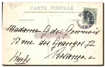 Belfort - A Caserne Friederichs — Edição Emile Martin, Belfort — Verso