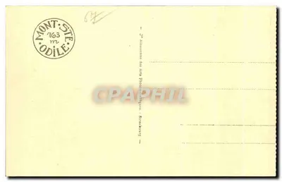 Mont Ste Odile (wys. 763 m) — Szlak Ronde — Atelier des Arts Photographiques - Giraubourg — Rewers