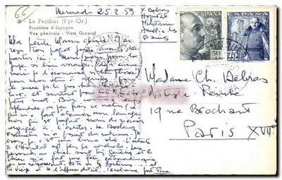 Le Perthus (Pyr. Or.) — Vista geral — Vista General — Verso