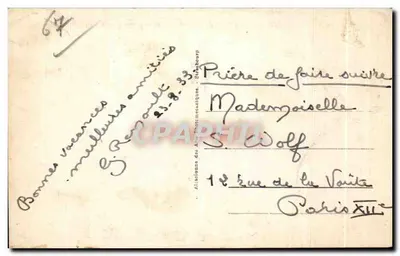 Hohwald — Vista geral — 77 — Editor: Alsciennes des Arts Photomécaniques — Verso