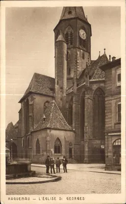 Haguenau — A Igreja de São Jorge — Braun & Cie, Dornach