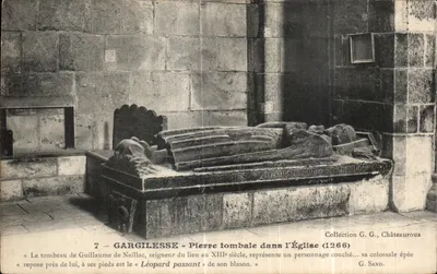 GARGILELSE - Túmulo na Igreja (1266) — Coleção G.G., Châteauroux