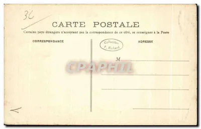GARGILELSE - Túmulo na Igreja (1266) — Coleção G.G., Châteauroux — Verso