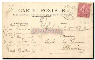 Indre — 162 — LE BLANC, o Viaduto — Editor não identificado — Verso