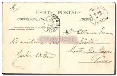 Le Blanc - Vista geral — E. Perragin, fot.-edit. — Verso