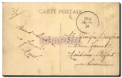 I Margini della Creuse — Cuzion (Indre) — Mulino di Châteaubrun — Coll. G. G. & figli, Châteaureux — Verso